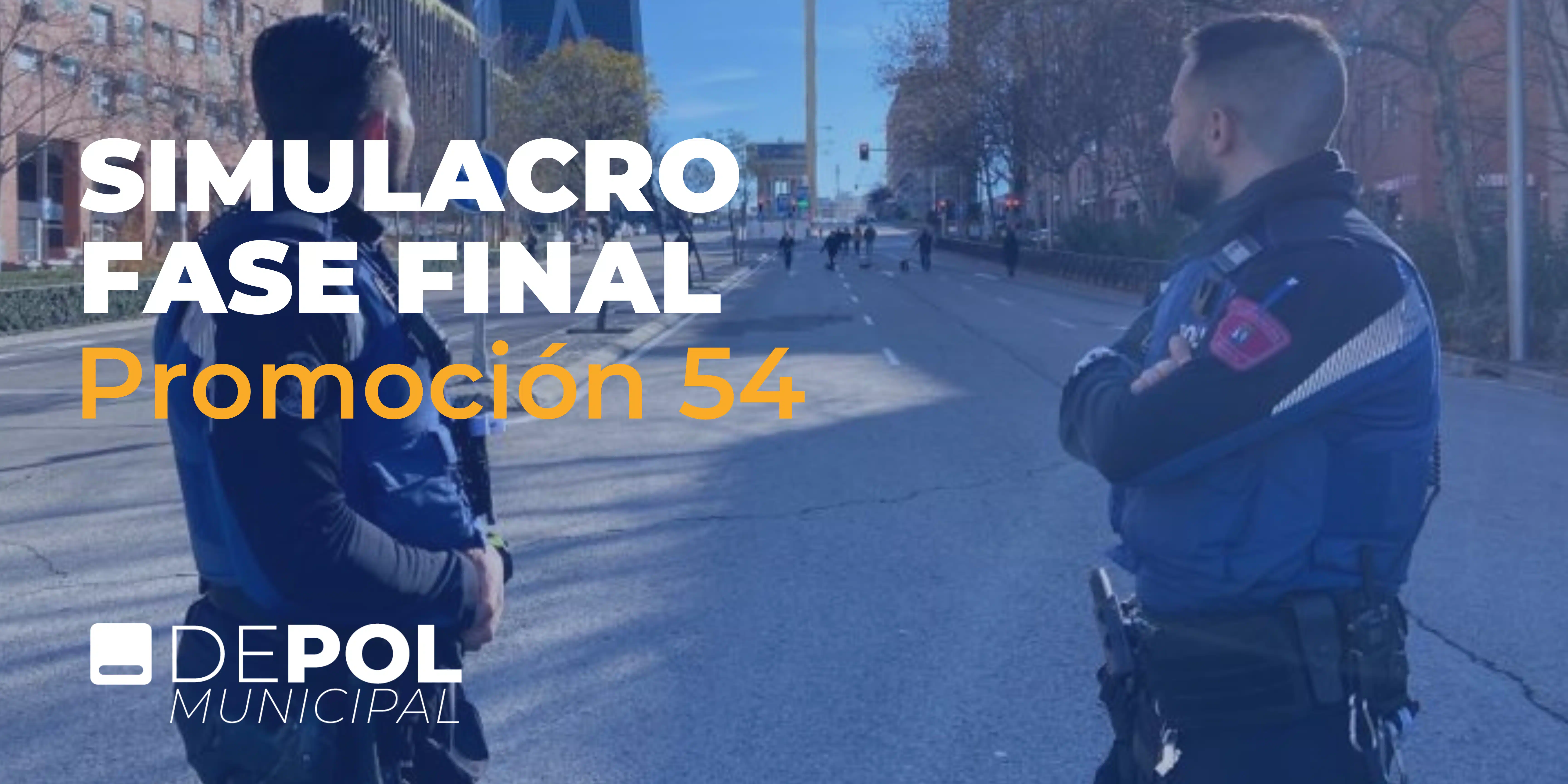 Simulacro para afrontar la última fase de la oposición a la Policía Municipal de Madrid