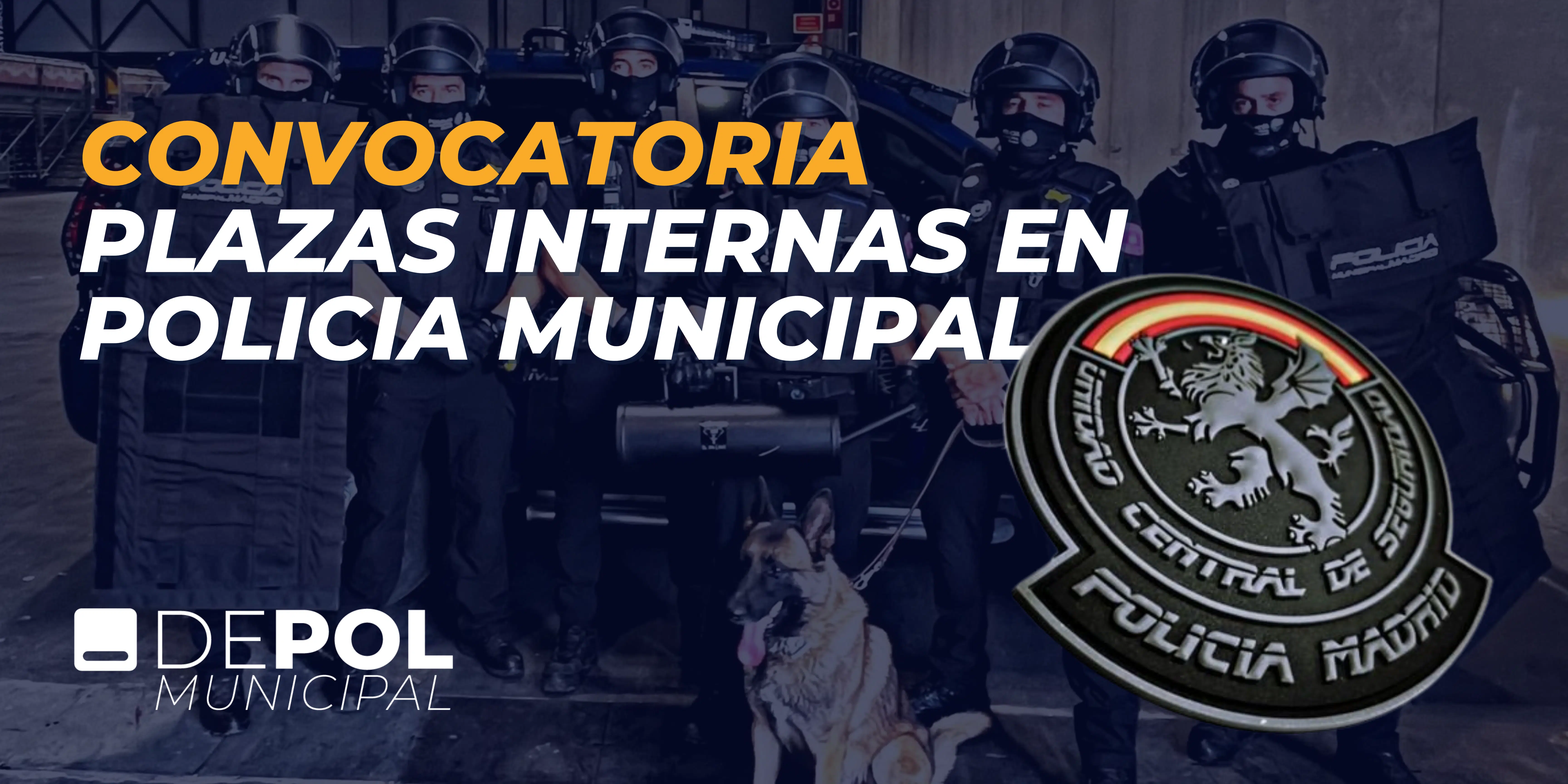 El Ayuntamiento de Madrid ha convocado plazas para la Unidad Central de Seguridad